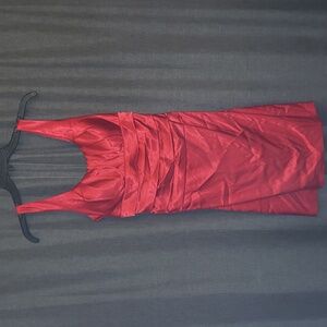 B Darlin Women's Red and Burgundy Dress Size 5/6